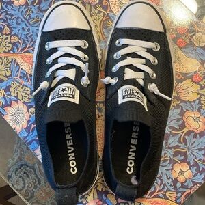 Converse Black and White Low-Top Sneakers